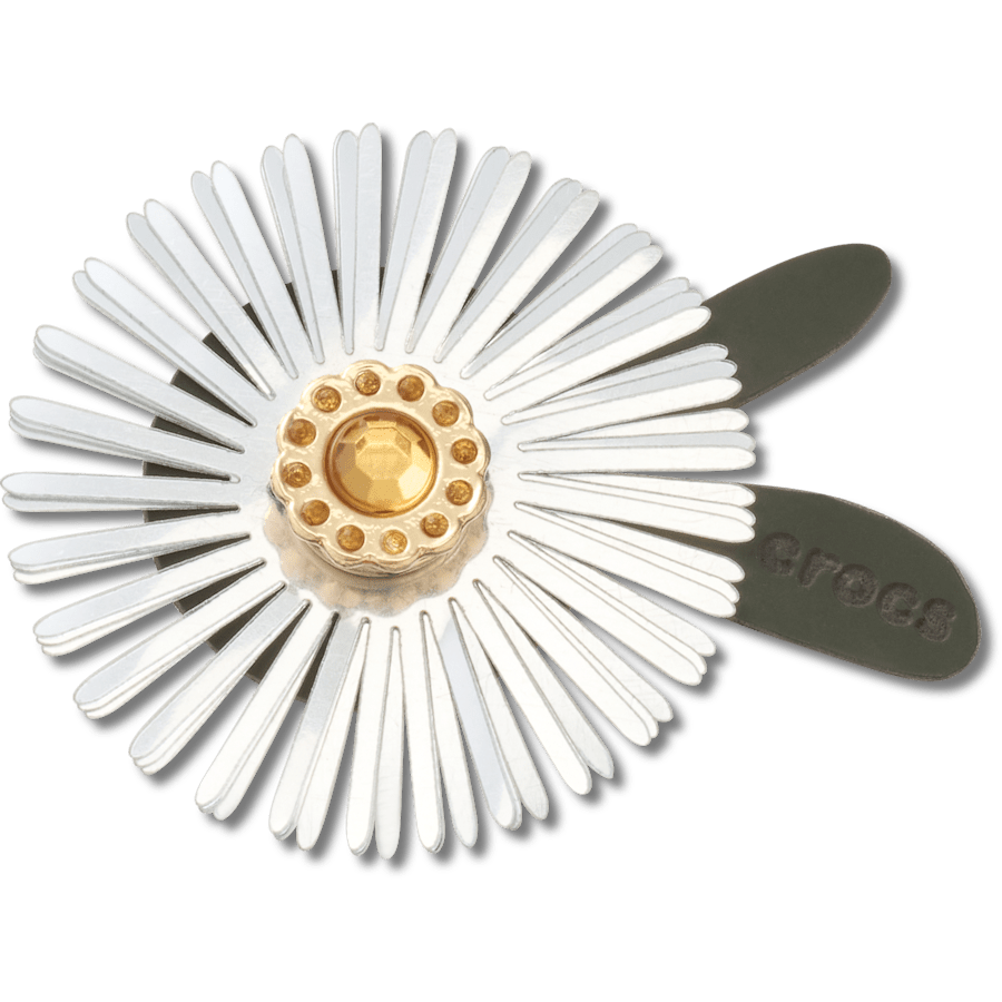 Crocs - Silver Sequin Flower Jibbitz™ charms Women|Men