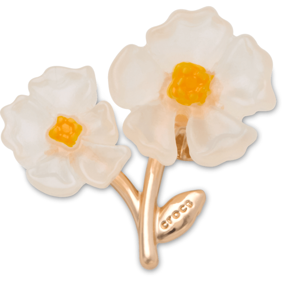 Crocs - White Floral Blossom Jibbitz™ charms Women|Men