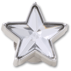 Crocs - Silver Gem Sparkle Star Jibbitz™ charms Women|Men