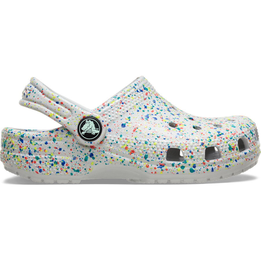 Crocs - Kids' Classic Glow Paint Splatter Clog Kids