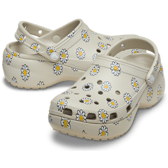 Crocs - Classic Platform Floral Clog Women