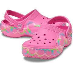 Crocs - Kids' Classic Heart Lights Clog Kids