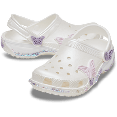 Crocs - Toddler Classic Butterfly Sparkle Shaker Clog Kids