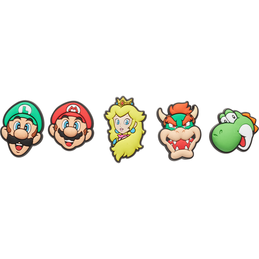 Crocs - Super Mario™ 5-Pack Jibbitz Shoe Charm Women|Men|Kids|Jibbitz™ Charms