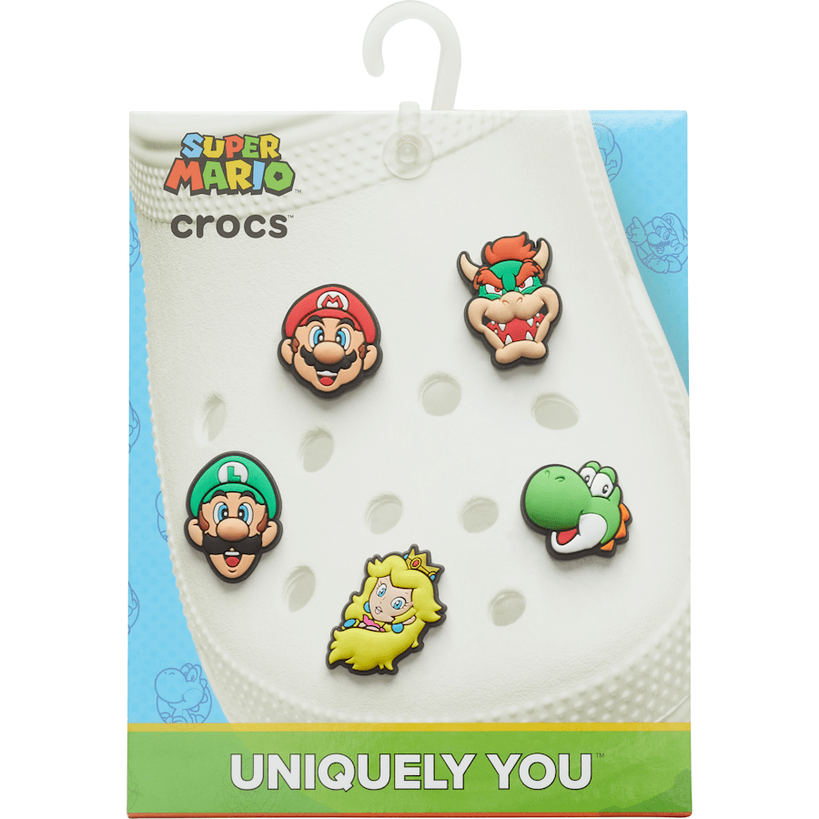 Crocs - Super Mario™ 5-Pack Jibbitz Shoe Charm Women|Men|Kids|Jibbitz™ Charms