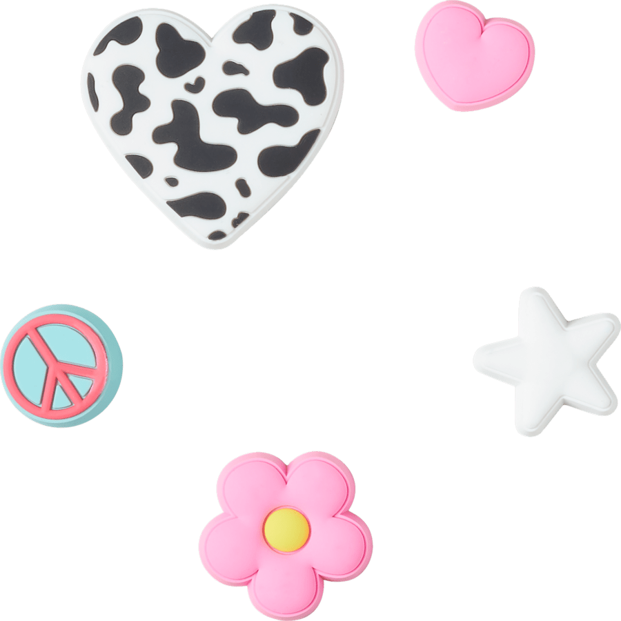Crocs - Girly Icon 5 Pack Jibbitz™ charms Women|Men|Jibbitz™ Charms