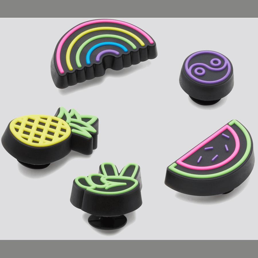 Crocs - Lights Up Fun 5 Pack Jibbitz Shoe Charm Women|Men|Jibbitz™ Charms