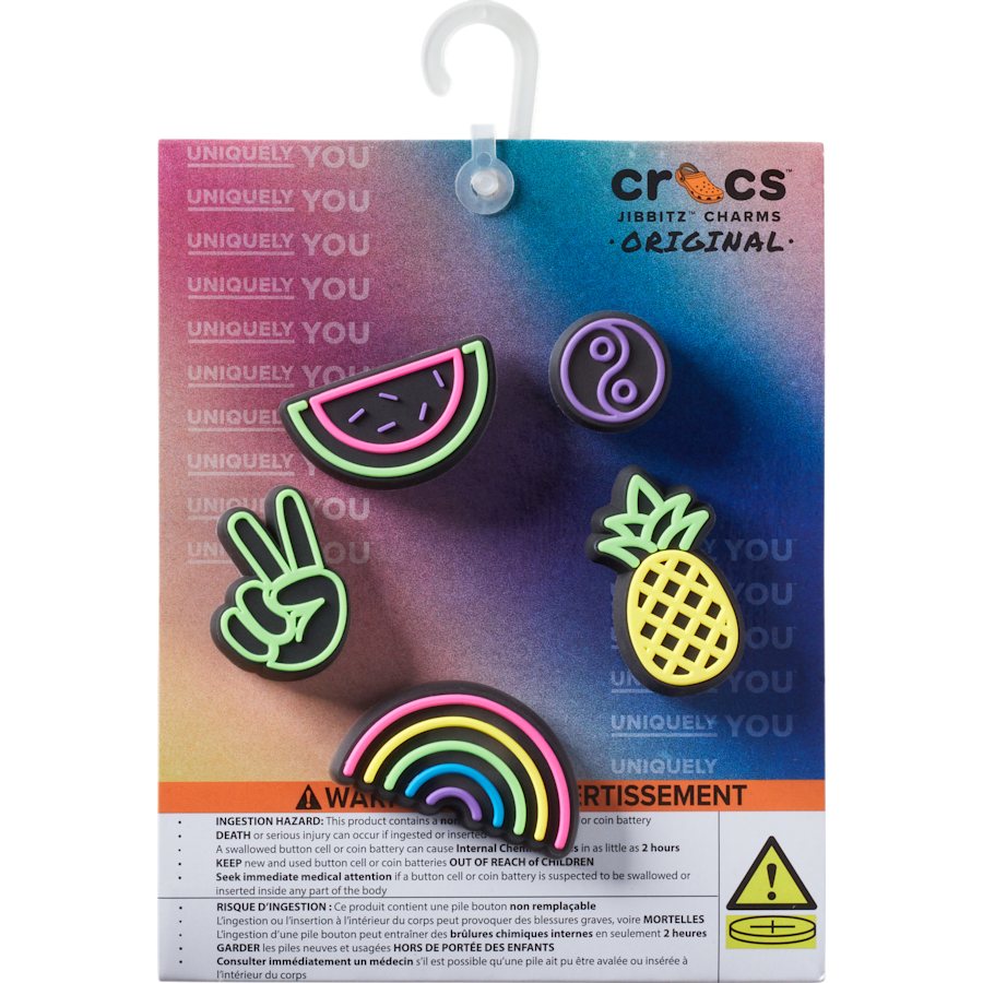 Crocs - Lights Up Fun 5 Pack Jibbitz Shoe Charm Women|Men|Jibbitz™ Charms