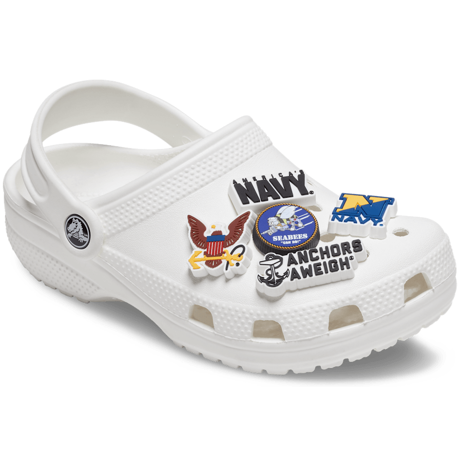 Crocs - Armed Forces US Navy 5Pck Jibbitz Shoe Charm Women|Men|Kids|Jibbitz™ Charms
