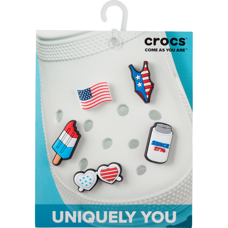 Crocs - USA 5 Pack Jibbitz Shoe Charm Women|Men|Jibbitz™ Charms