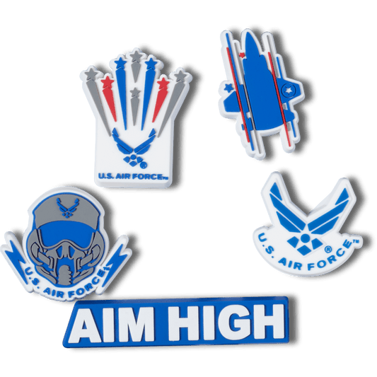 Crocs - Armed Forces US Air Force 5Pck Jibbitz Shoe Charm Women|Men|Kids|Jibbitz™ Charms