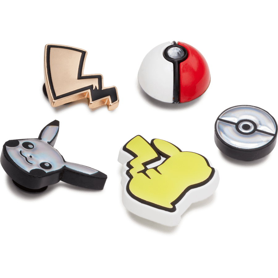 Crocs - Elevated Pokemon 5 Pack Jibbitz Shoe Charm Women|Men|Kids|Jibbitz™ Charms