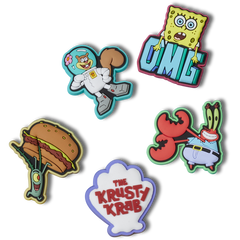 Crocs - SpongeBob 5 Pack Jibbitz™ charms Women|Men|Kids|Jibbitz™ Charms