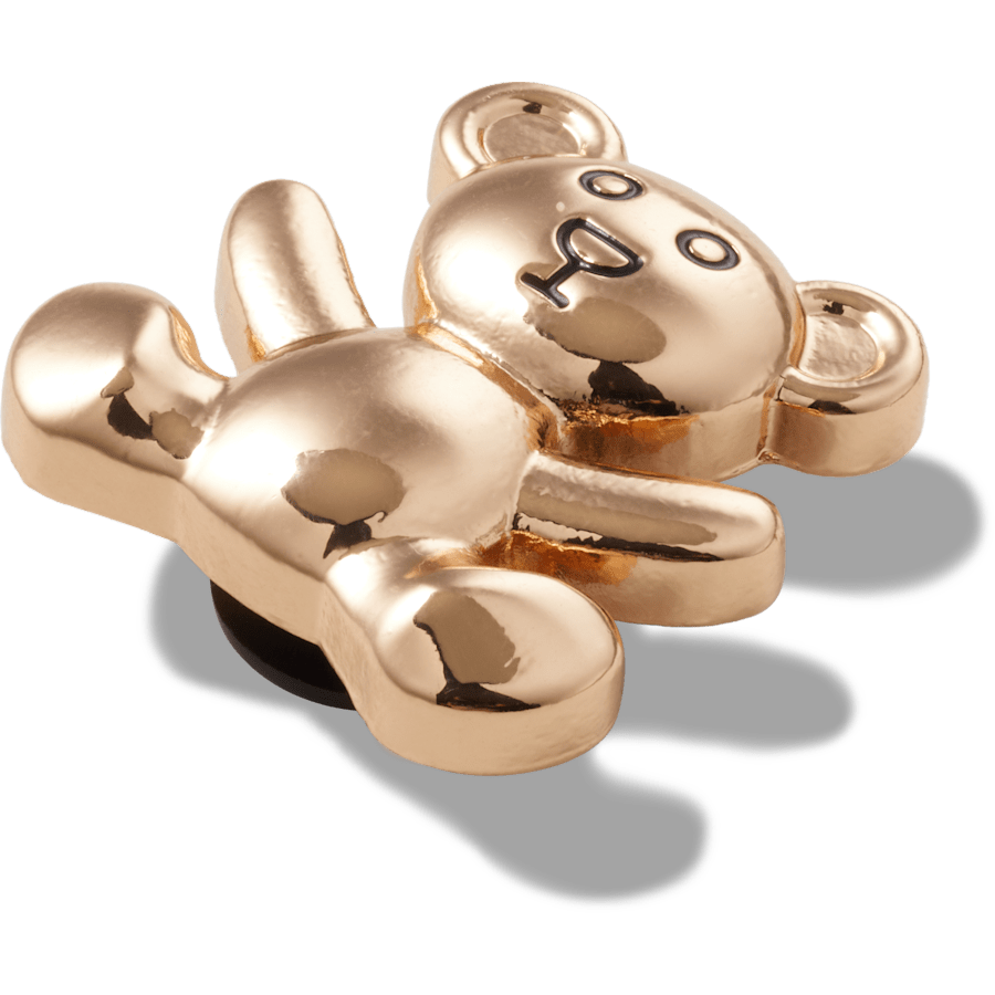 Crocs - Gold Teddy Bear Jibbitz Shoe Charm Women|Men|Jibbitz™ Charms