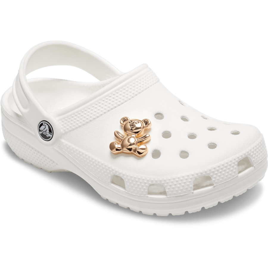 Crocs - Gold Teddy Bear Jibbitz Shoe Charm Women|Men|Jibbitz™ Charms