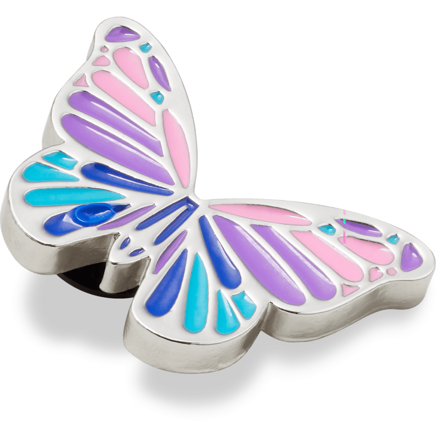 Crocs - Multi Purple Butterfly Jibbitz Shoe Charm Women|Men|Jibbitz™ Charms