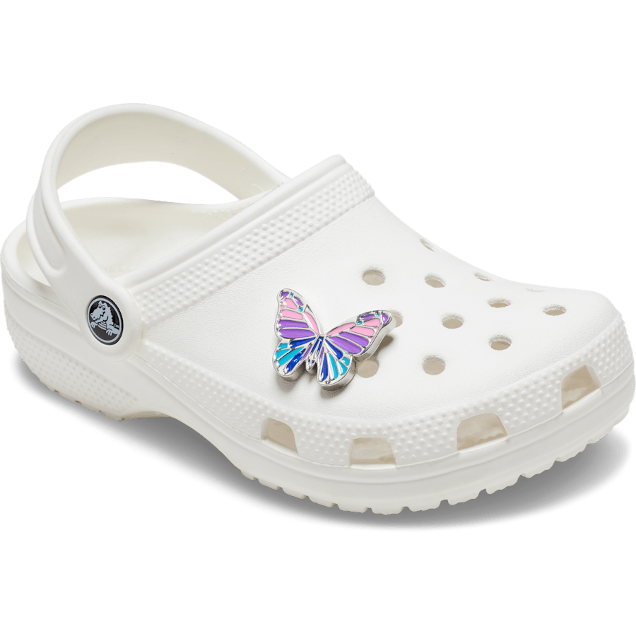 Crocs - Multi Purple Butterfly Jibbitz Shoe Charm Women|Men|Jibbitz™ Charms