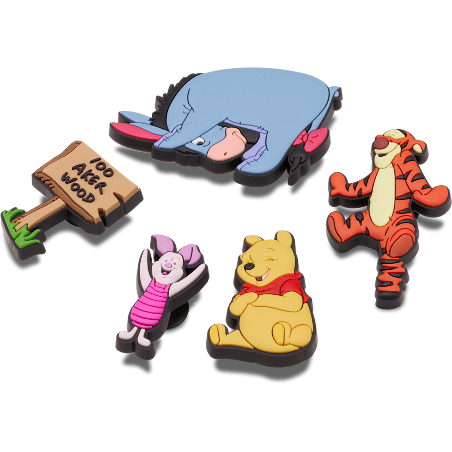 Crocs - Winnie The Pooh 5 Pack Jibbitz™ charms Women|Men|Kids|Jibbitz™ Charms