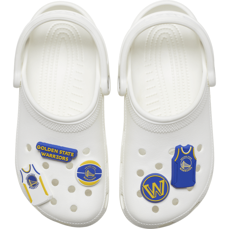 Crocs - NBA Golden State Warriors 5 Pack Jibbitz™ charms Women|Men|Jibbitz™ Charms