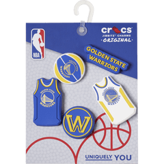 Crocs - NBA Golden State Warriors 5 Pack Jibbitz™ charms Women|Men|Jibbitz™ Charms