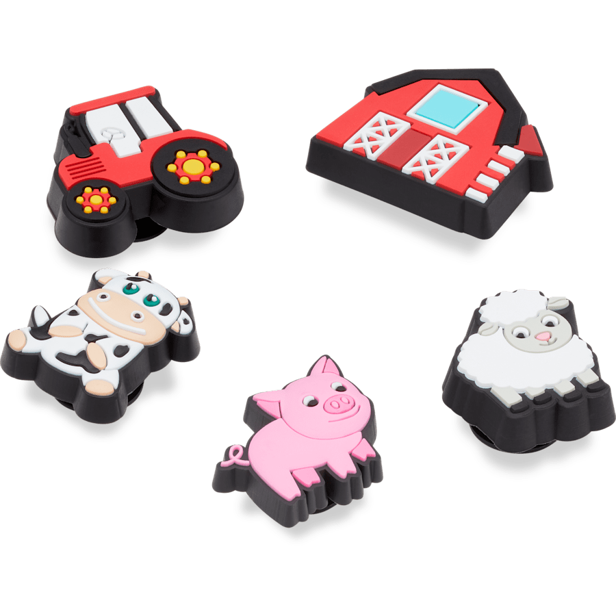 Crocs - Cutesey Farm Animal 5 Pack Jibbitz Shoe Charm Women|Men|Kids|Jibbitz™ Charms