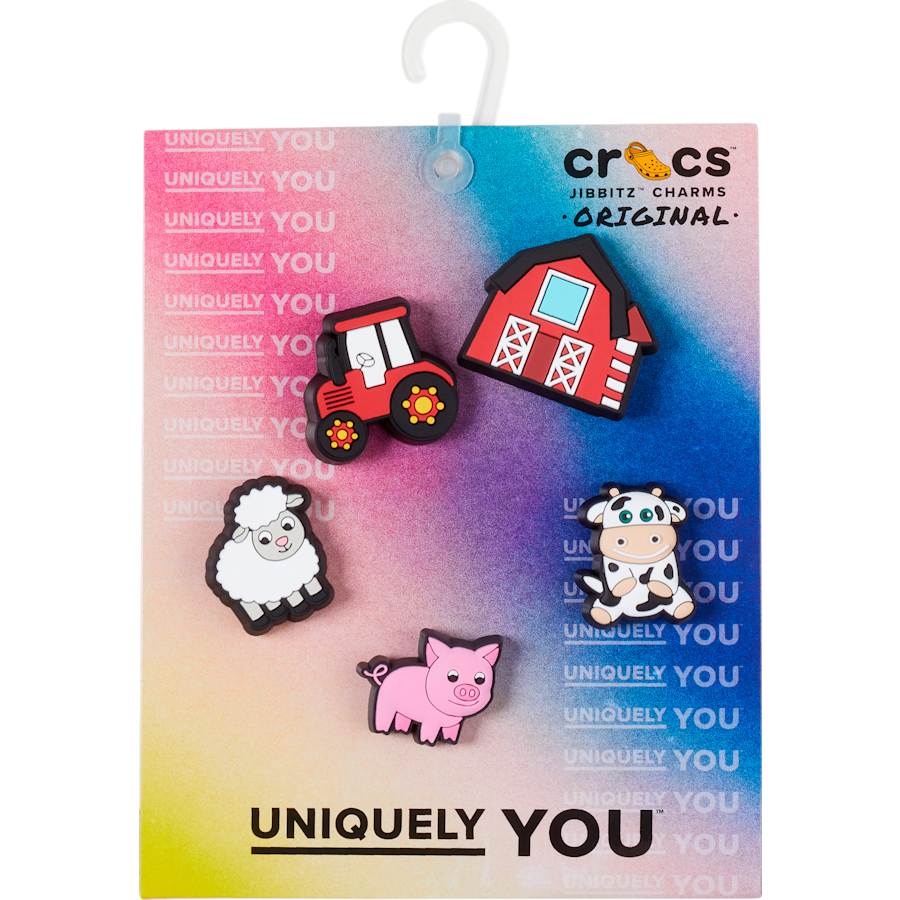 Crocs - Cutesey Farm Animal 5 Pack Jibbitz Shoe Charm Women|Men|Kids|Jibbitz™ Charms