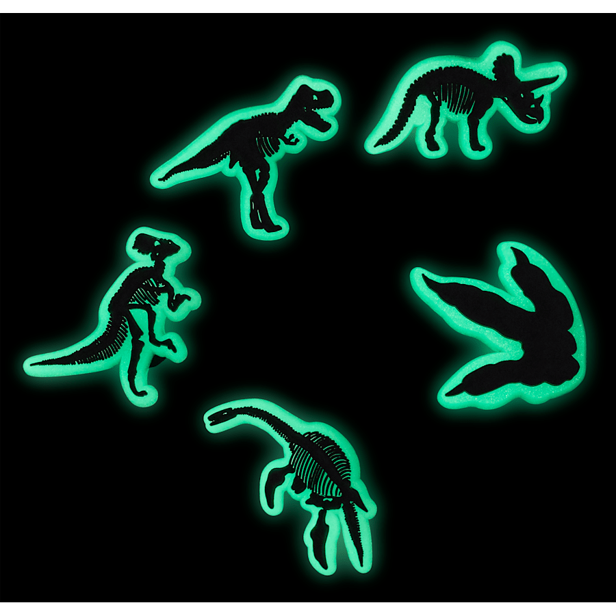 Crocs - Glow In The Dark Dino 5 Pack Jibbitz Shoe Charm Women|Men|Jibbitz™ Charms