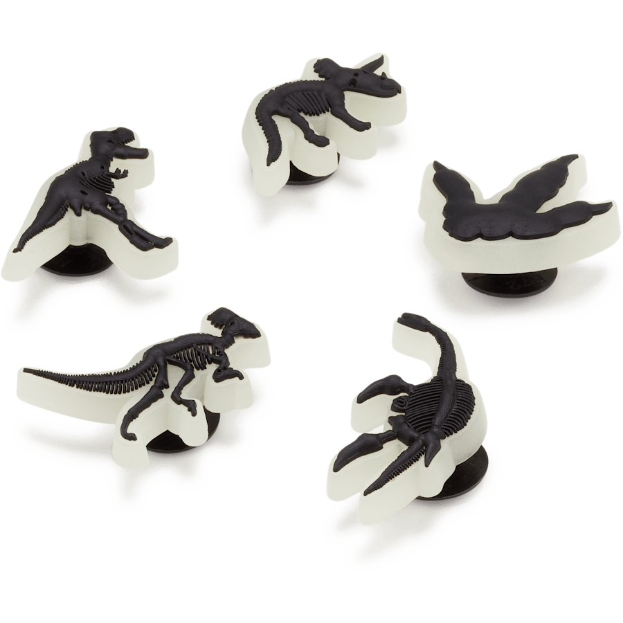 Crocs - Glow In The Dark Dino 5 Pack Jibbitz Shoe Charm Women|Men|Jibbitz™ Charms
