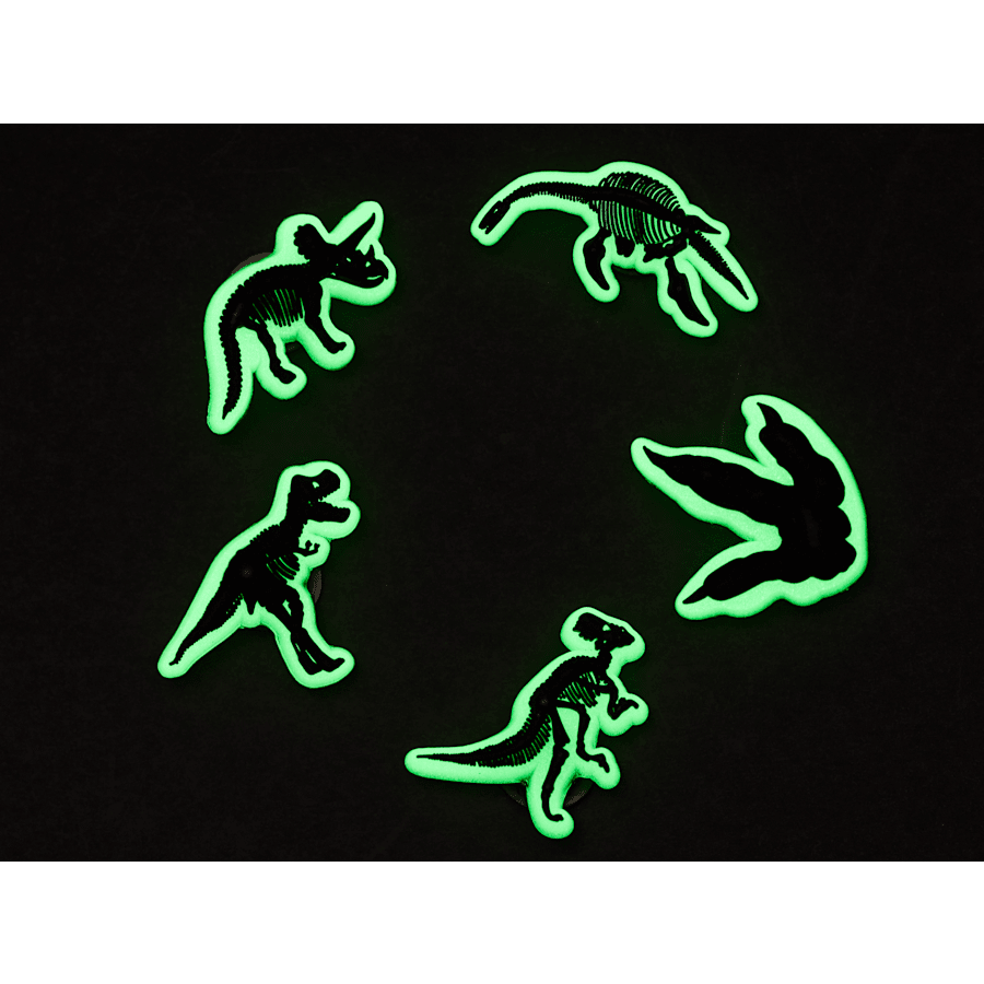Crocs - Glow In The Dark Dino 5 Pack Jibbitz Shoe Charm Women|Men|Jibbitz™ Charms