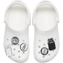Crocs - NBA Brooklyn Nets 5 Pack Jibbitz™ charms Women|Men|Jibbitz™ Charms