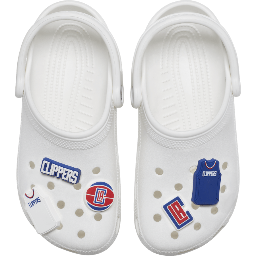Crocs - NBA Los Angeles Clippers 5 Pack Jibbitz™ charms Women|Men|Jibbitz™ Charms