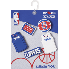 Crocs - NBA Los Angeles Clippers 5 Pack Jibbitz™ charms Women|Men|Jibbitz™ Charms