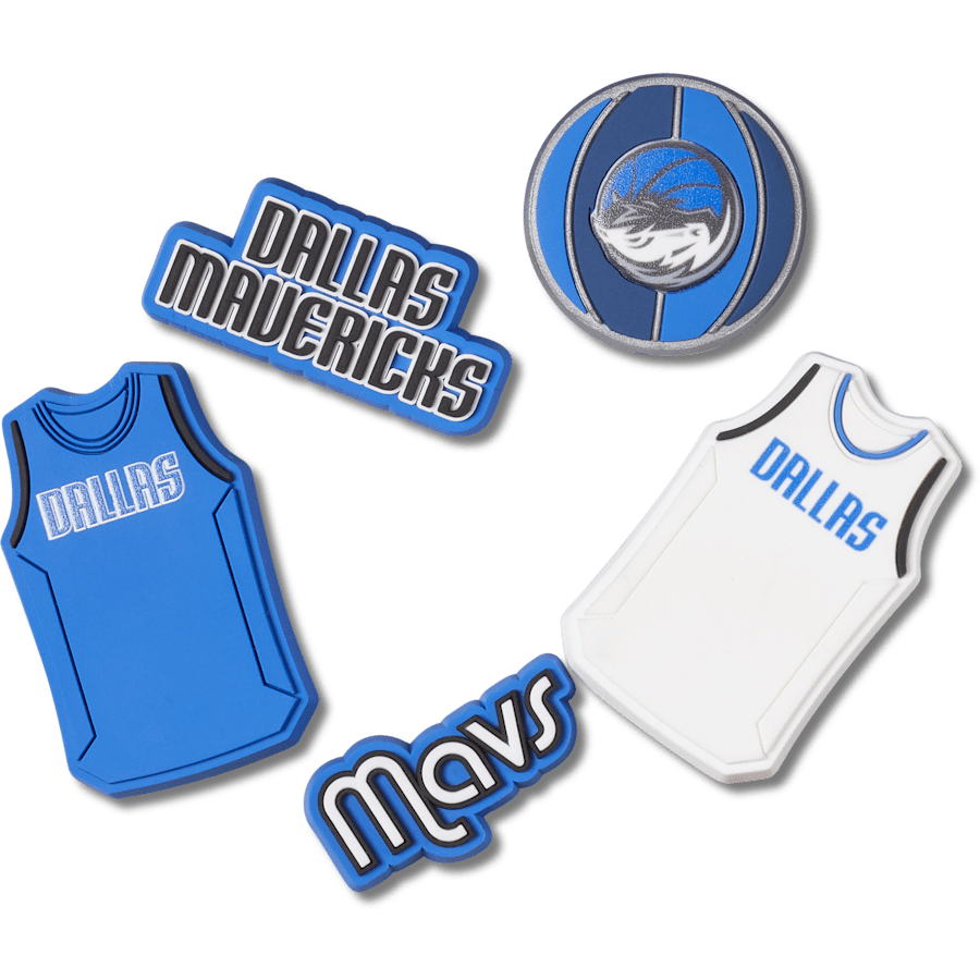 Crocs - NBA Dallas Mavericks 5 Pack Jibbitz™ charms Women|Men|Jibbitz™ Charms