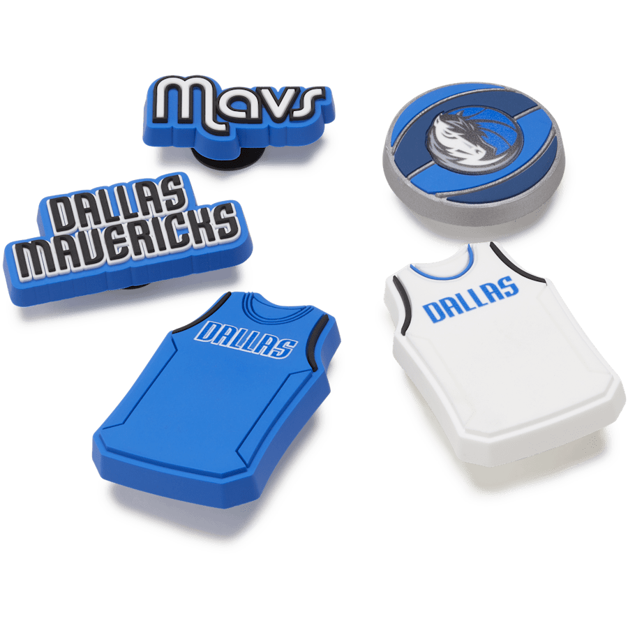 Crocs - NBA Dallas Mavericks 5 Pack Jibbitz™ charms Women|Men|Jibbitz™ Charms