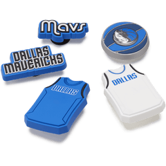 Crocs - NBA Dallas Mavericks 5 Pack Jibbitz™ charms Women|Men|Jibbitz™ Charms