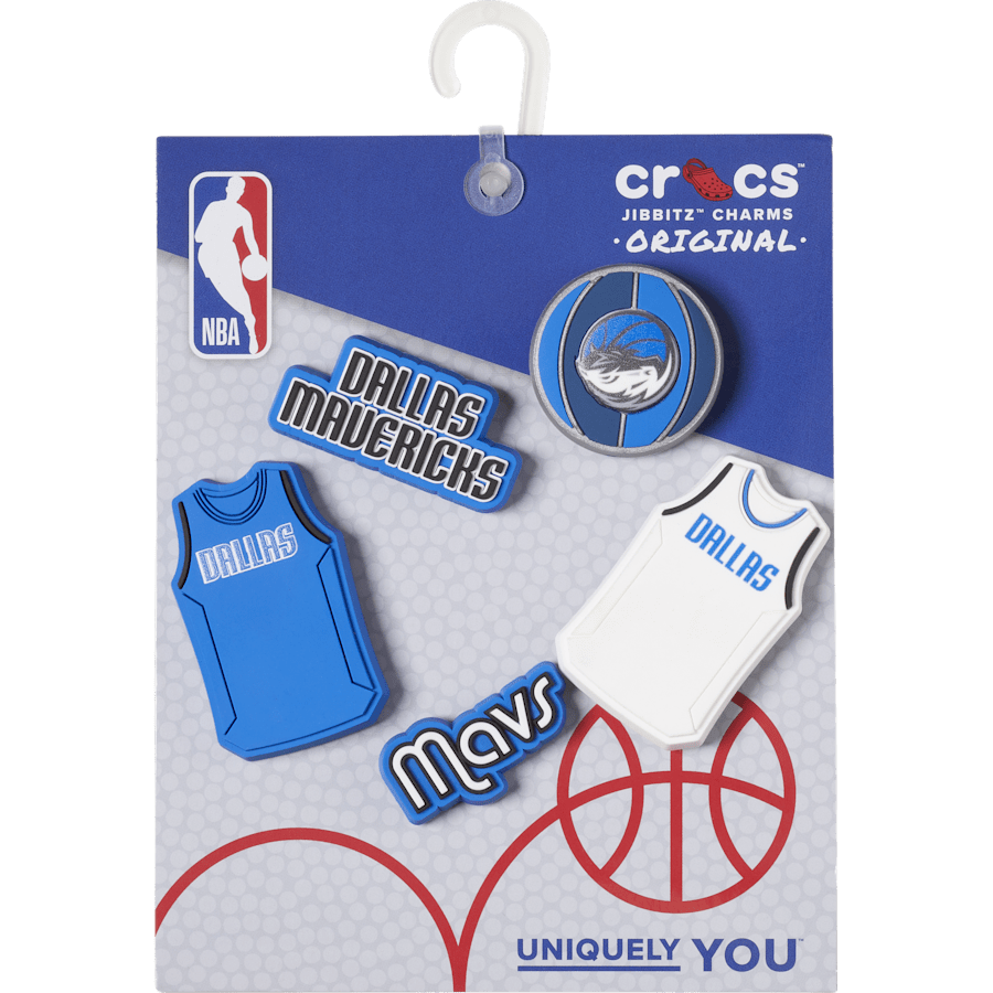 Crocs - NBA Dallas Mavericks 5 Pack Jibbitz™ charms Women|Men|Jibbitz™ Charms