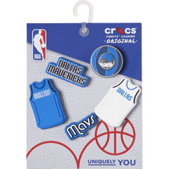 Crocs - NBA Dallas Mavericks 5 Pack Jibbitz™ charms Women|Men|Jibbitz™ Charms