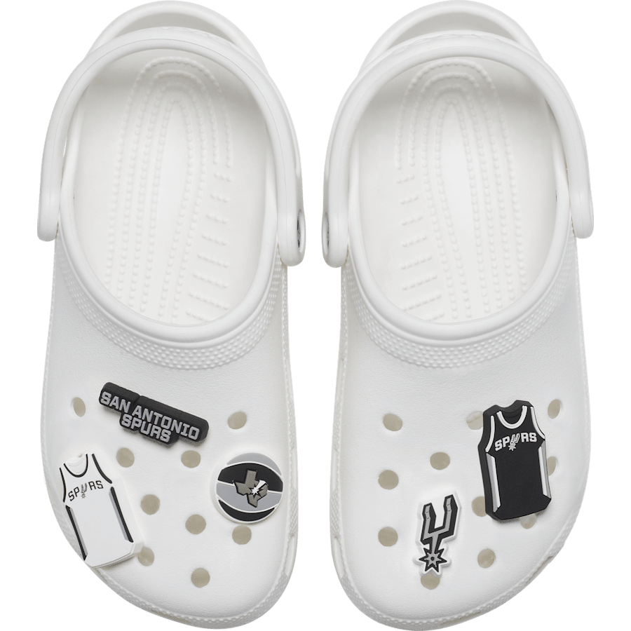 Crocs - NBA San Antonio Spurs 5 Pack Jibbitz™ charms Women|Men|Jibbitz™ Charms