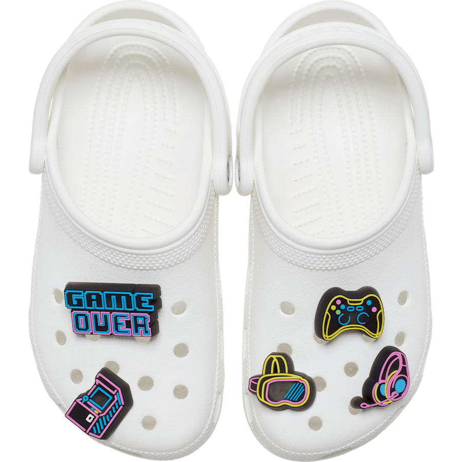 Crocs - Lights Up Neon Gamer 5 Pack Jibbitz™ charms Women|Men|Jibbitz™ Charms