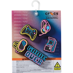 Crocs - Lights Up Neon Gamer 5 Pack Jibbitz™ charms Women|Men|Jibbitz™ Charms