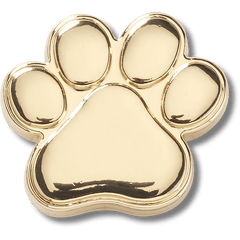 Crocs - Gold Dog Paw Jibbitz™ charms Women|Men|Jibbitz™ Charms