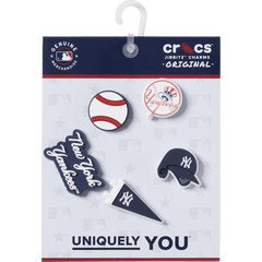 Crocs - MLB New York Yankees 5 Pack Jibbitz™ charms Women|Men|Kids|Jibbitz™ Charms