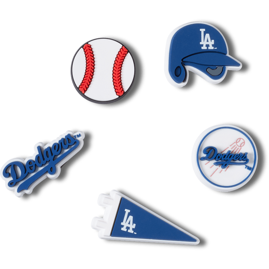 Crocs - MLB Los Angeles Dodgers 5pck Jibbitz™ charms Women|Men|Kids|Jibbitz™ Charms