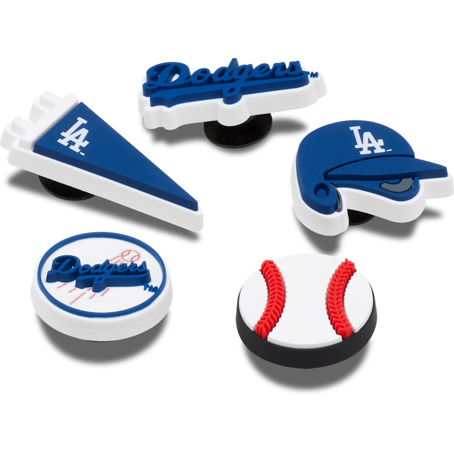 Crocs - MLB Los Angeles Dodgers 5pck Jibbitz™ charms Women|Men|Kids|Jibbitz™ Charms