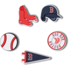 Crocs - MLB Boston Red Sox 5pck Jibbitz™ charms Women|Men|Kids|Jibbitz™ Charms