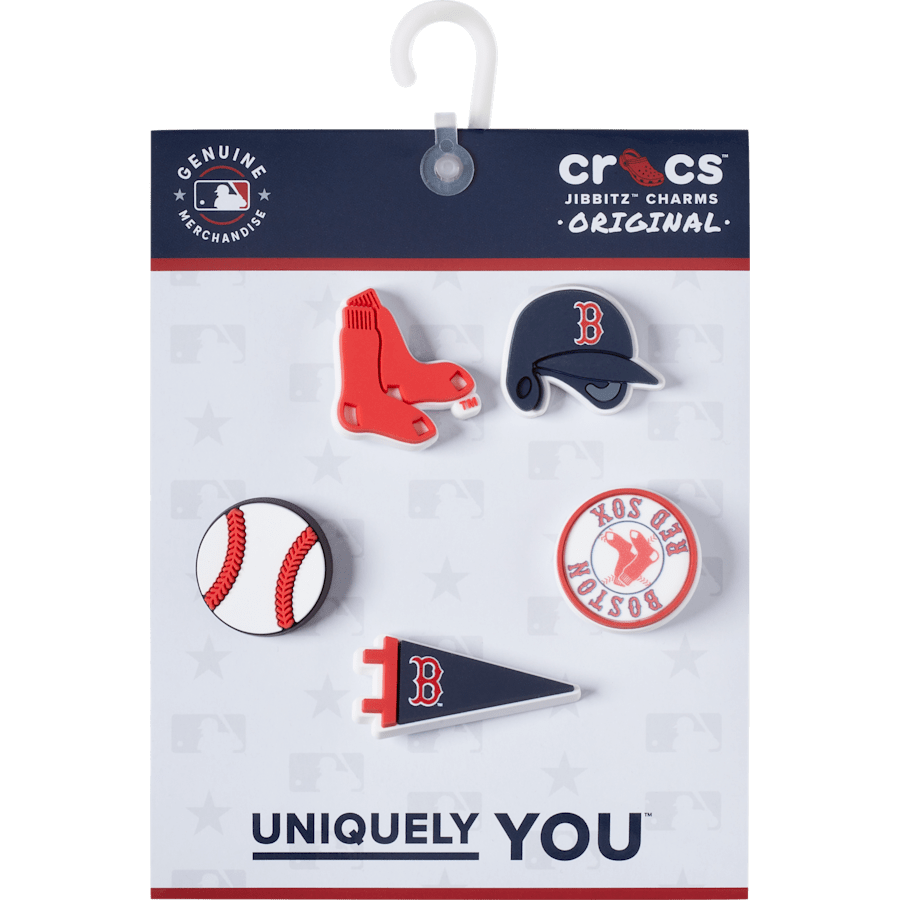 Crocs - MLB Boston Red Sox 5pck Jibbitz™ charms Women|Men|Kids|Jibbitz™ Charms