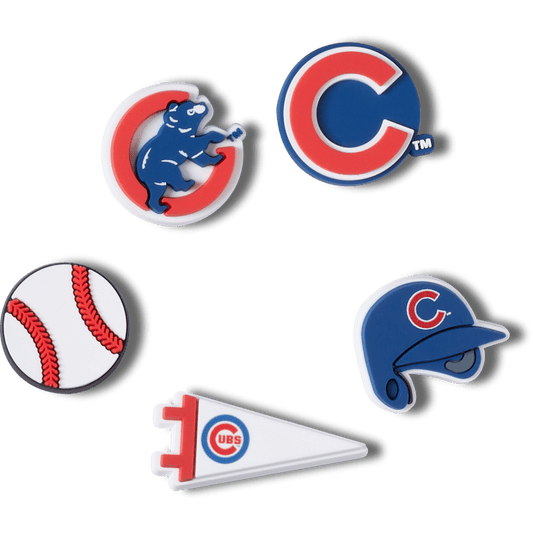 Crocs - MLB Chicago Cubs 5pck Jibbitz™ charms Women|Men|Kids|Jibbitz™ Charms