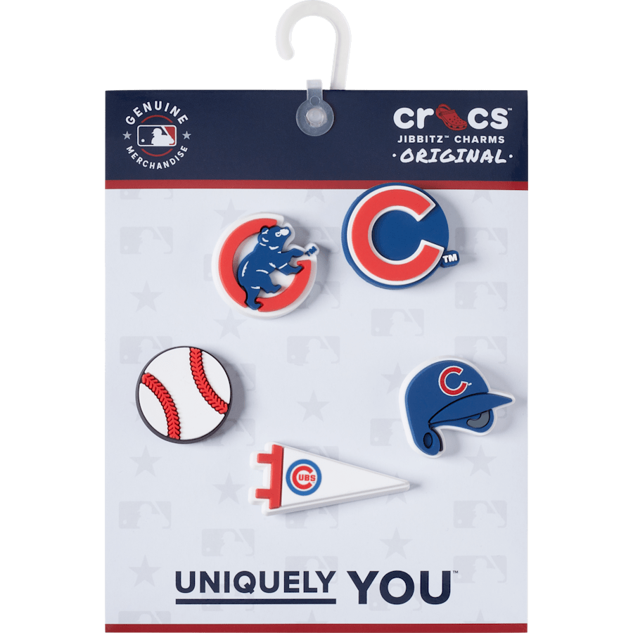 Crocs - MLB Chicago Cubs 5pck Jibbitz™ charms Women|Men|Kids|Jibbitz™ Charms
