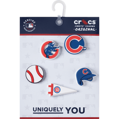 Crocs - MLB Chicago Cubs 5pck Jibbitz™ charms Women|Men|Kids|Jibbitz™ Charms