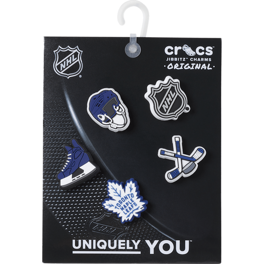 Crocs - NHL® Toronto Maple Leafs® 5 Pack Jibbitz™ charms Women|Men|Jibbitz™ Charms